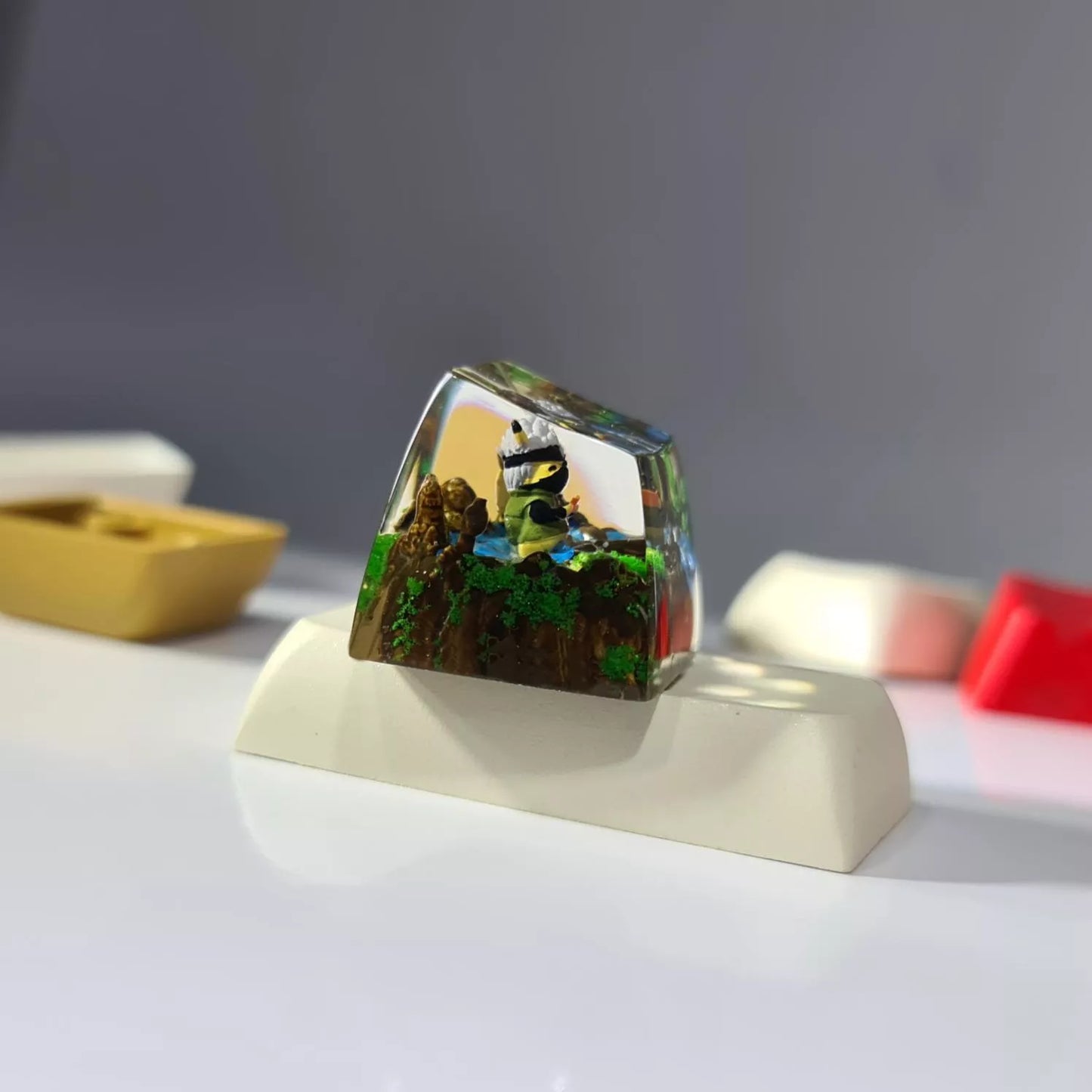 Pikachu Cosplay NARUTO Artisan Keycaps