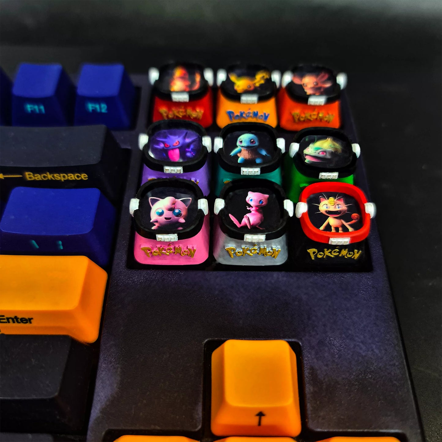 Pokemon 2D Artisan Keycaps