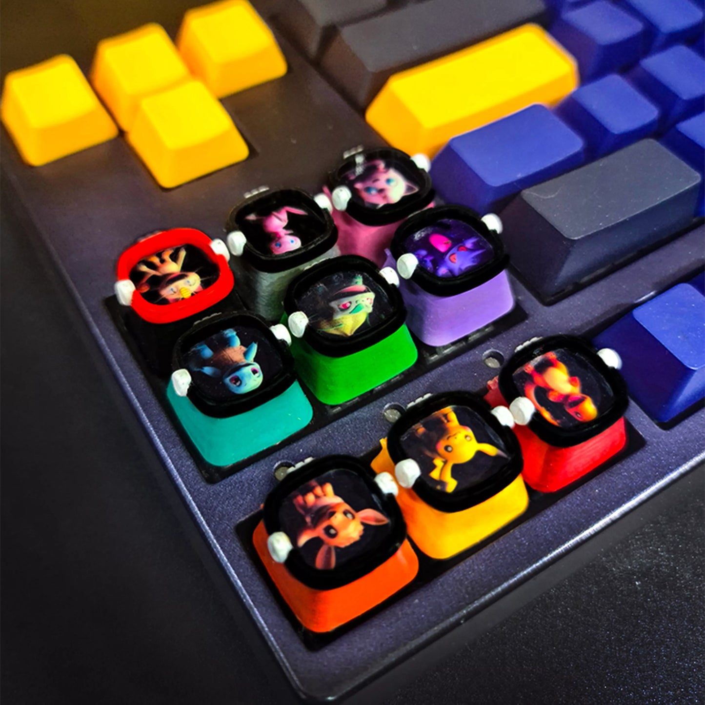 Pokemon 2D Artisan Keycaps