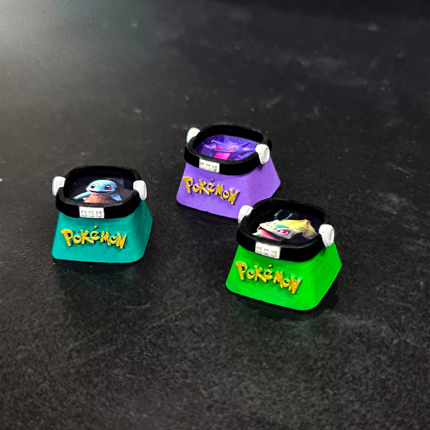 Pokemon 2D Artisan Keycaps