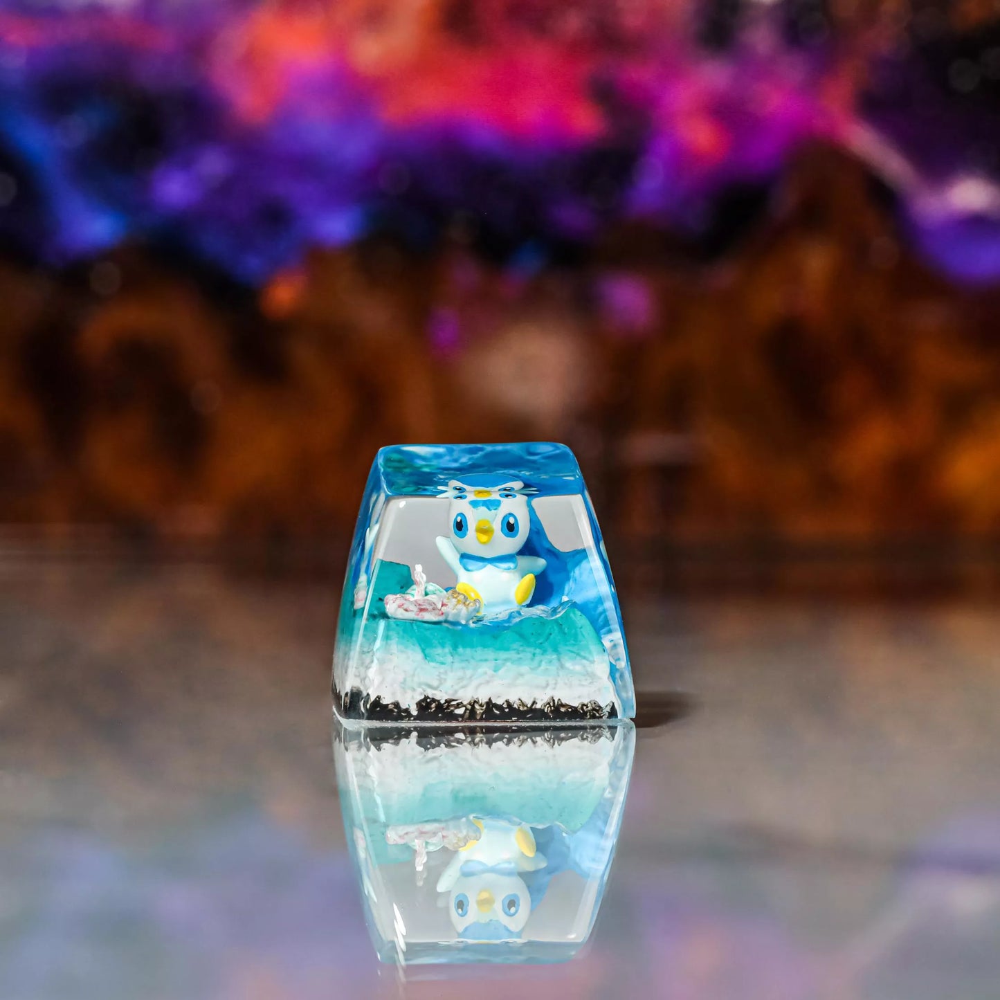 Piplup Artisan Keycaps