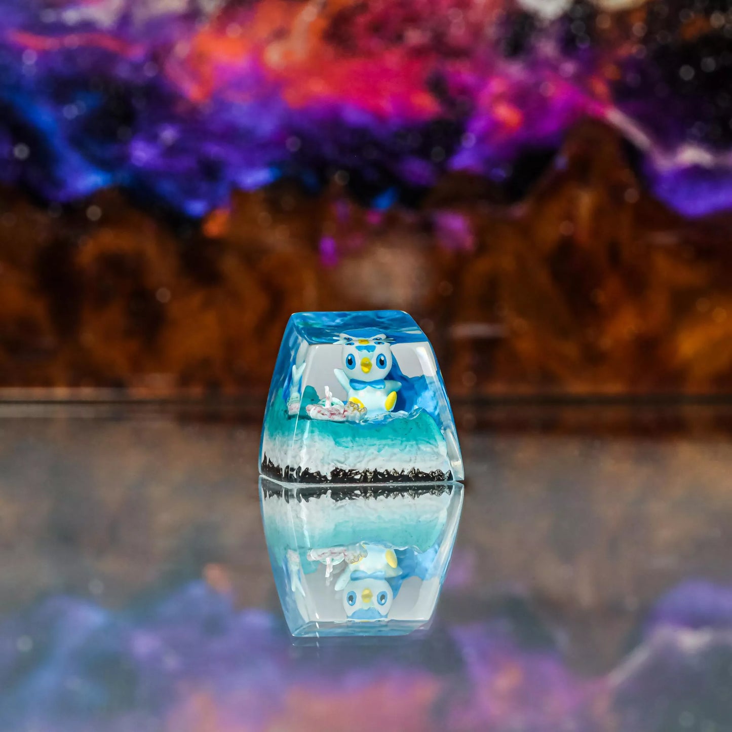 Piplup Artisan Keycaps