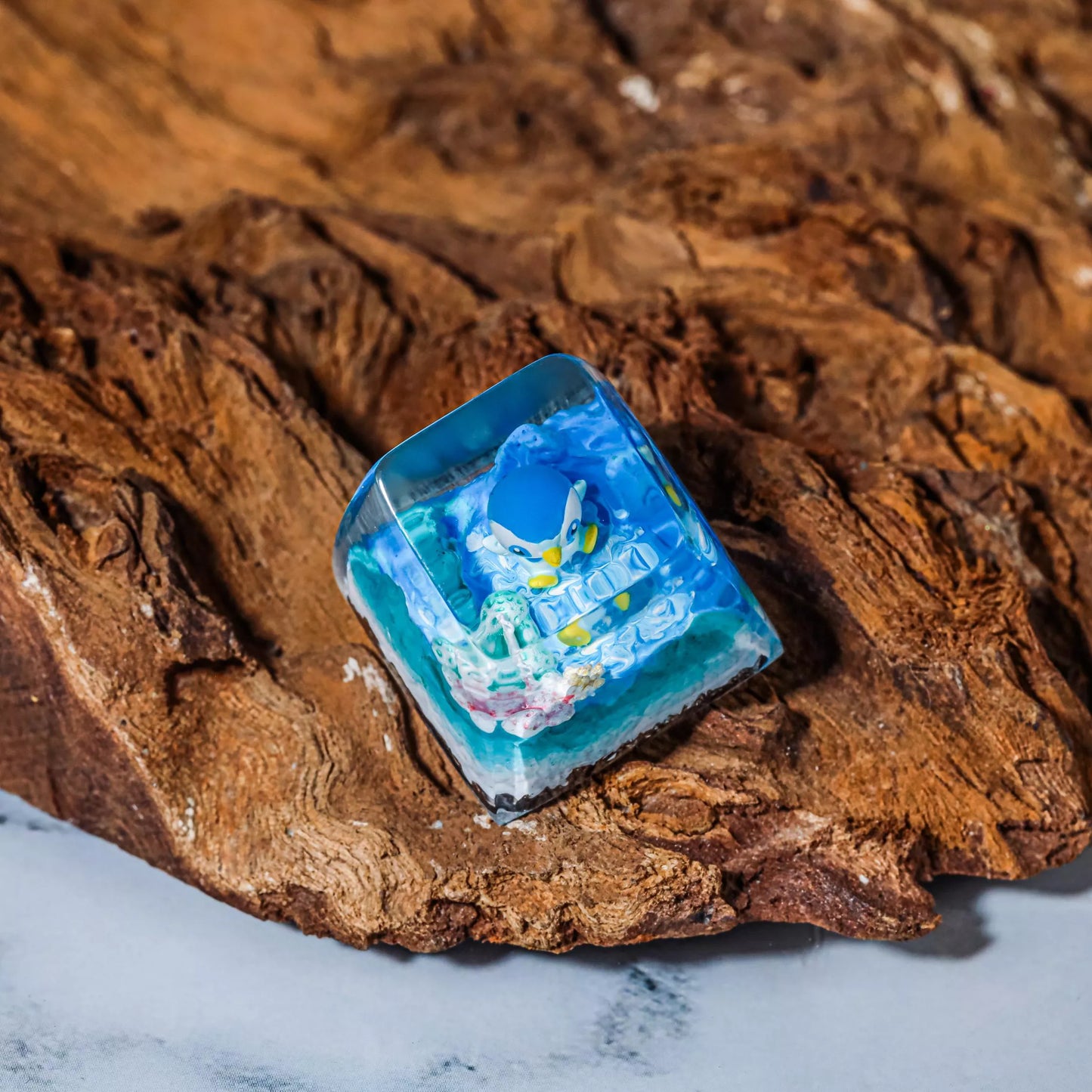 Piplup Artisan Keycaps