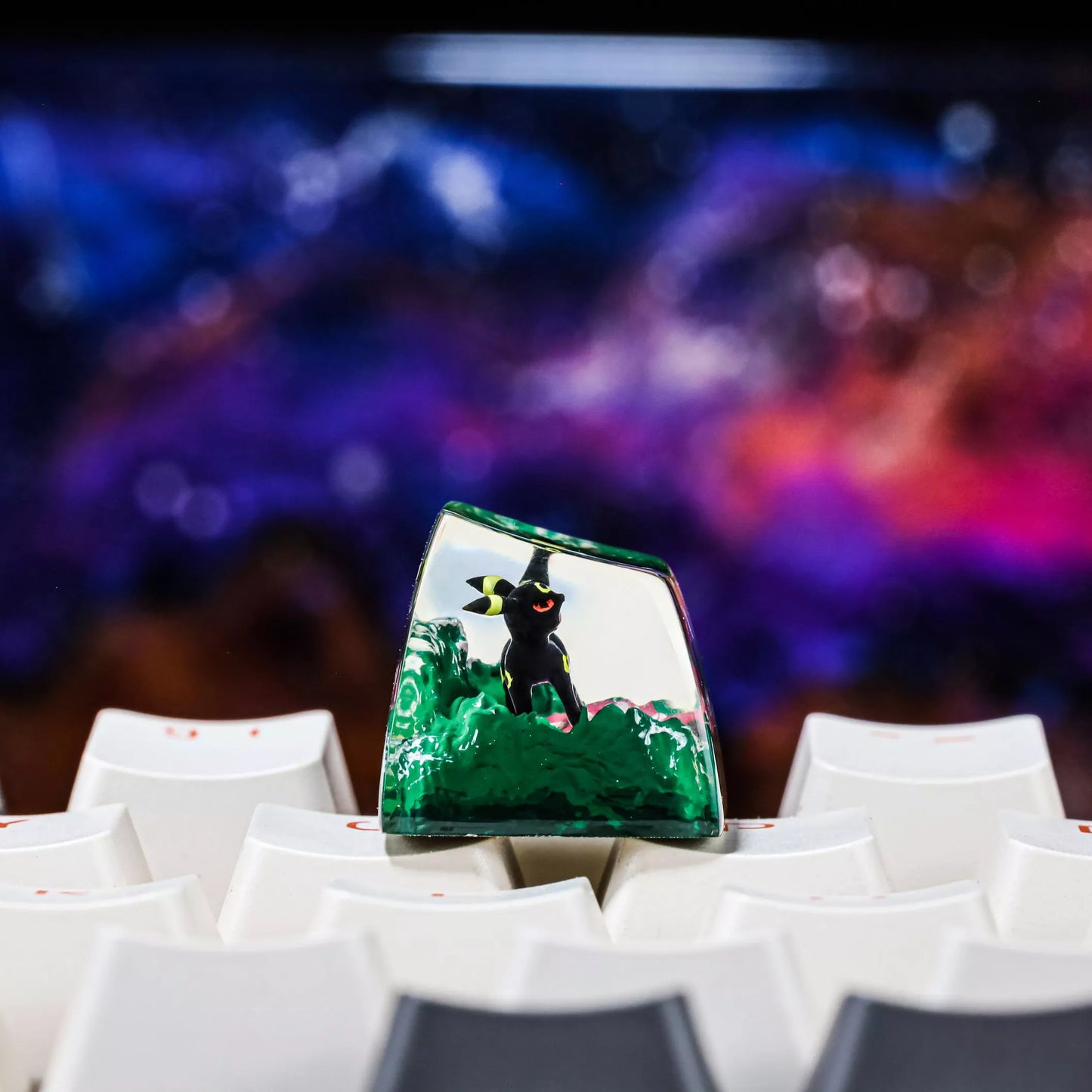 Yellow & Blue Umbreon Artisan Keycaps