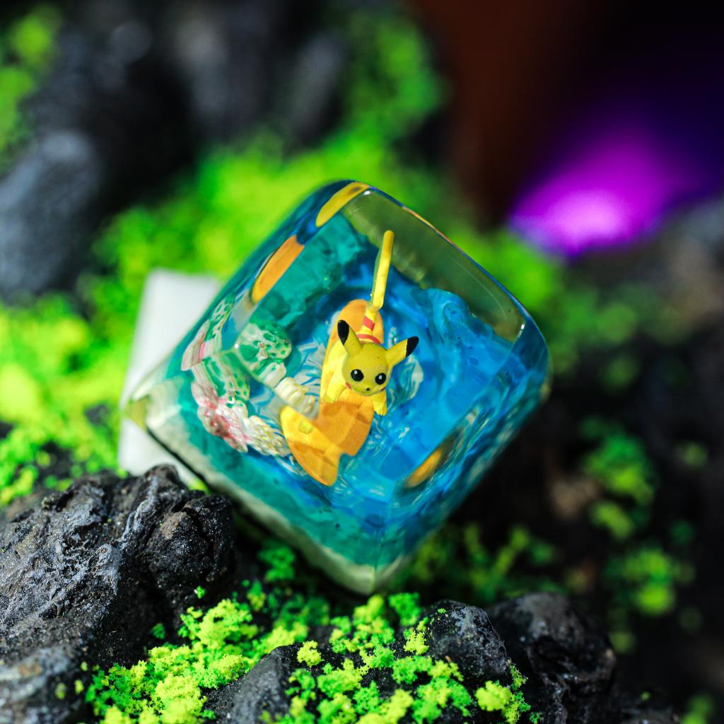 Pokemon Army Artisan Keycaps