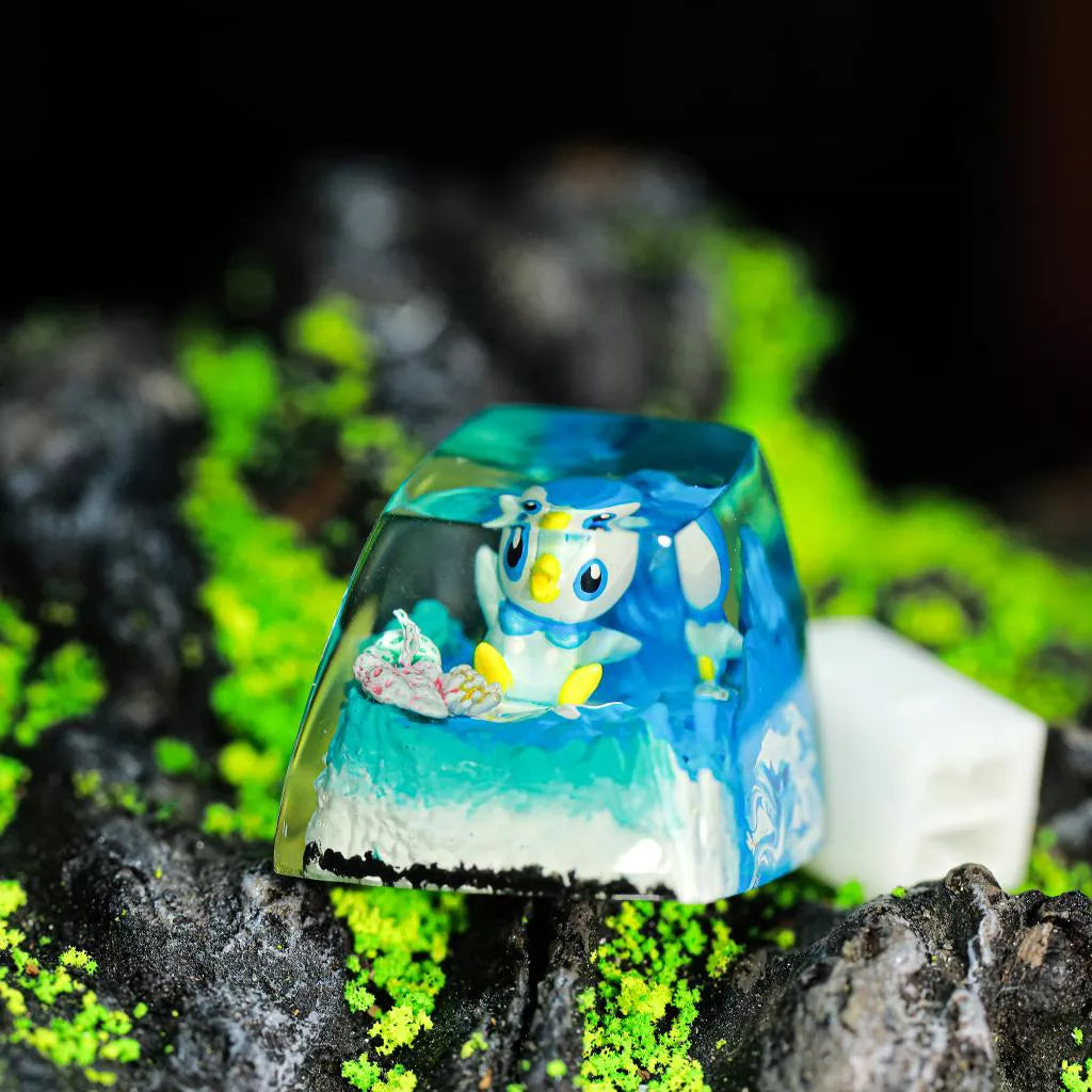 Piplup Artisan Keycaps