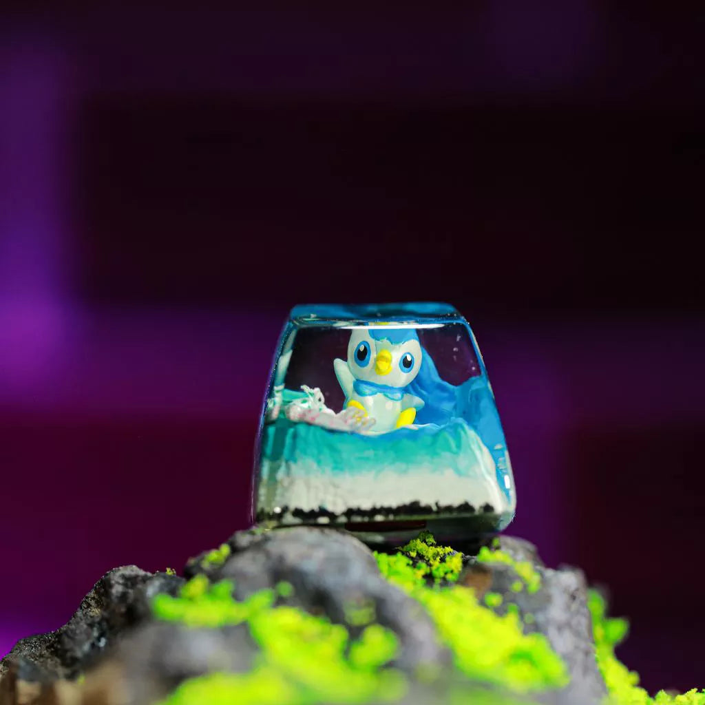 Piplup Artisan Keycaps