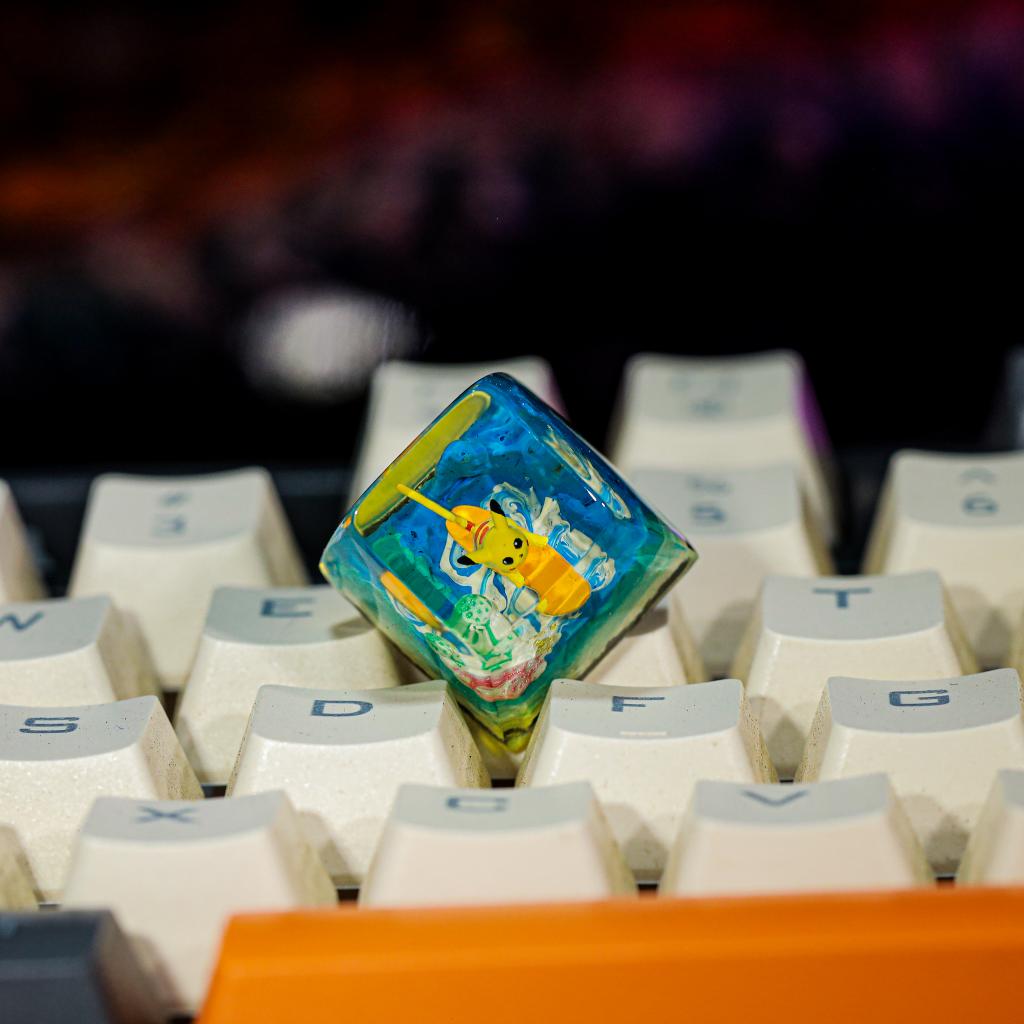 Pokemon Army Artisan Keycaps
