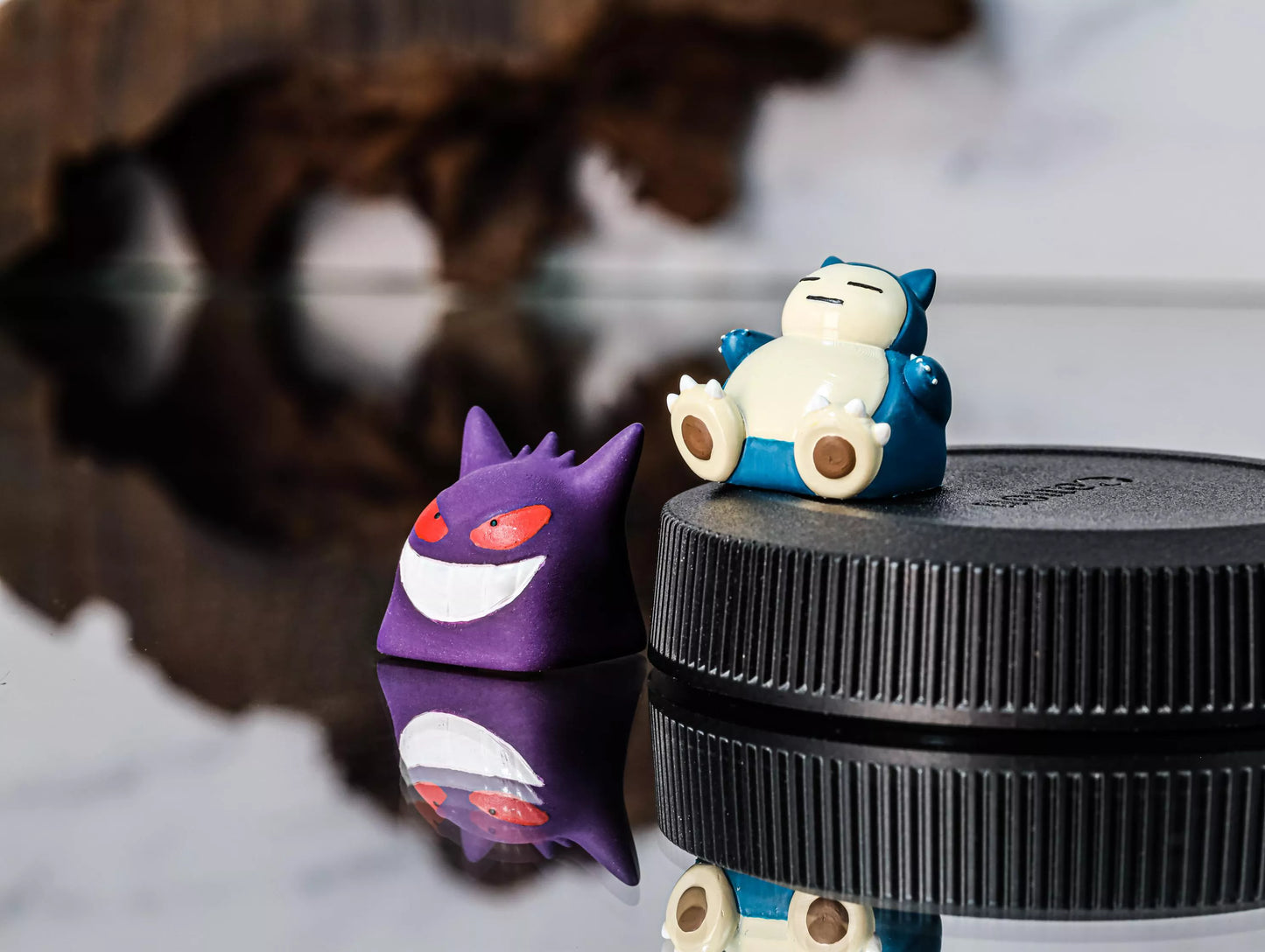 Snorlax & Psyduck 3D Artisan Keycaps