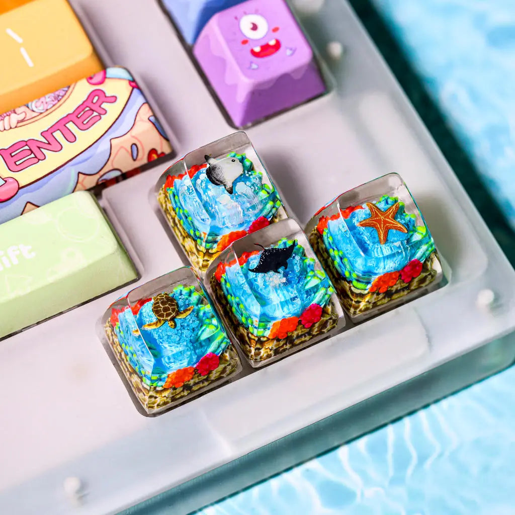 Sea Creature Artisan Keycap – Dive into the Depths of Creativity