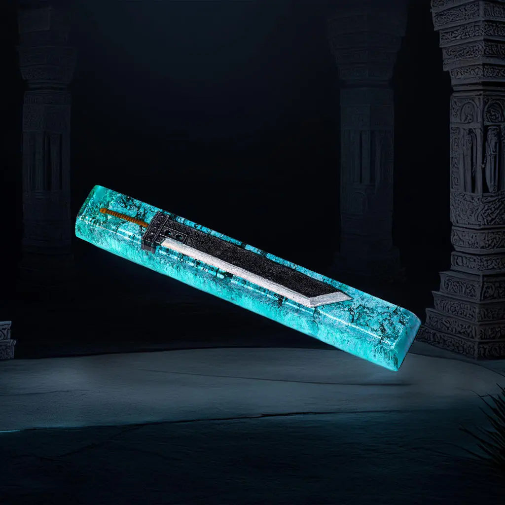 Buster Sword Artisan Spacebar – Handcrafted Resin Keycap for Mechanical Keyboards
