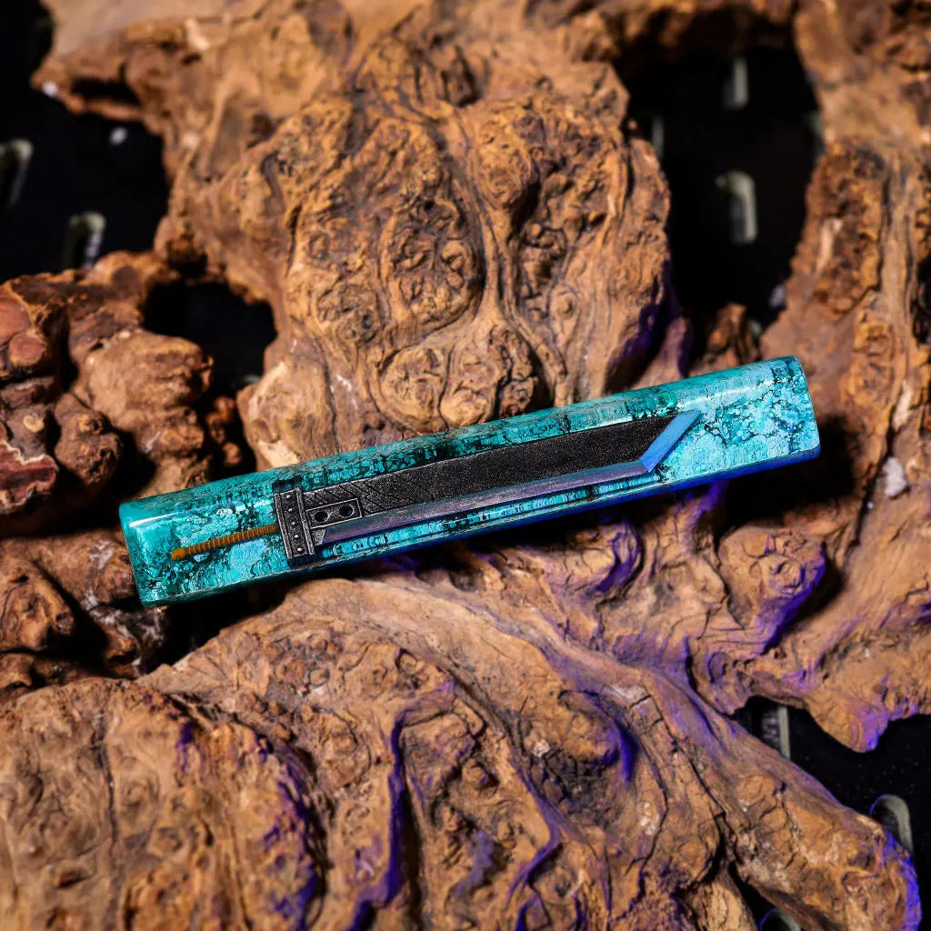 Buster Sword Artisan Spacebar – Handcrafted Resin Keycap for Mechanical Keyboards