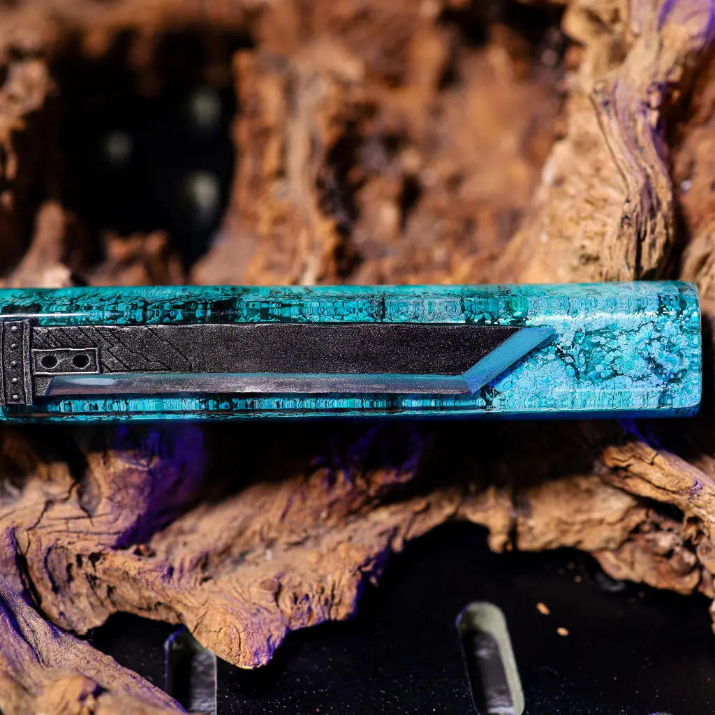 Buster Sword Artisan Spacebar – Handcrafted Resin Keycap for Mechanical Keyboards