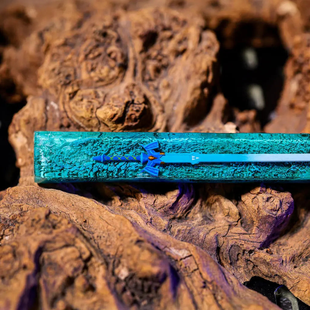 Master Sword Spacebar Keycap – Handcrafted Resin Key for Cherry MX Mechanical Keyboards