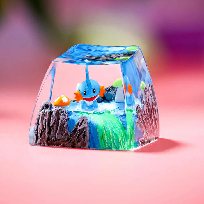 Mudkip & Shiny Mudkip Artisan Keycap