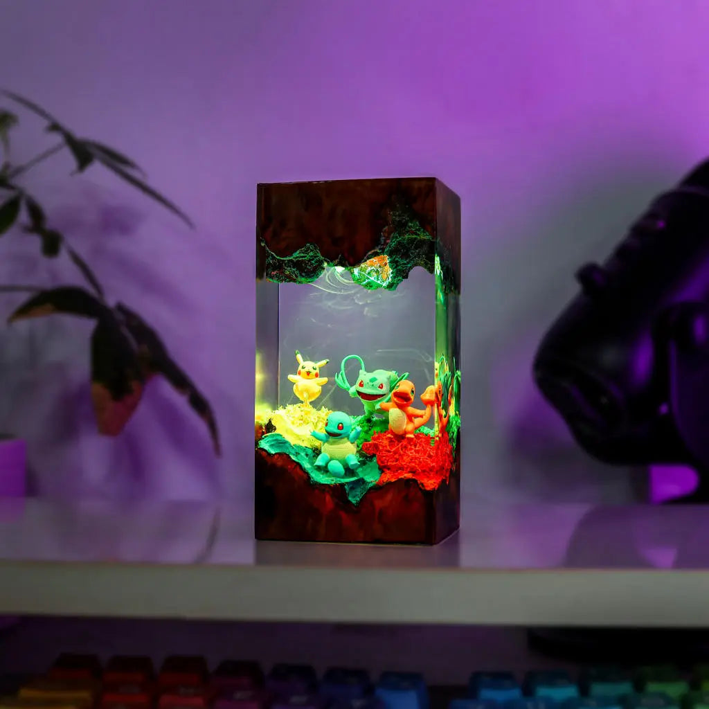Pokemon Starter Night Lamp