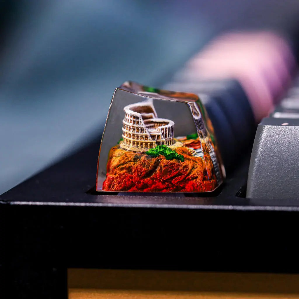 Rome Colosseum Artisan Keycap – A Monument of History at Your Fingertips