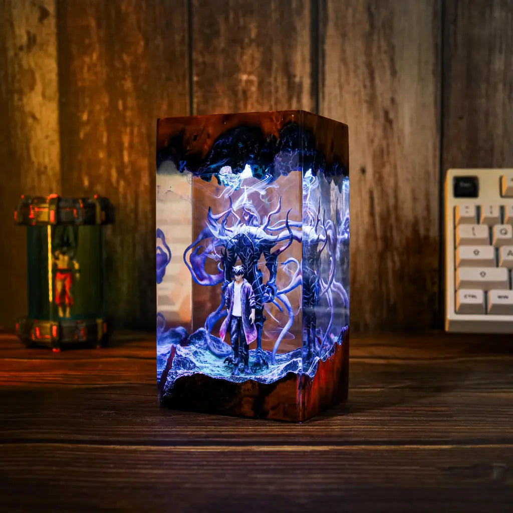 Sung Jin-woo x Beru Solo Leveling Lamp