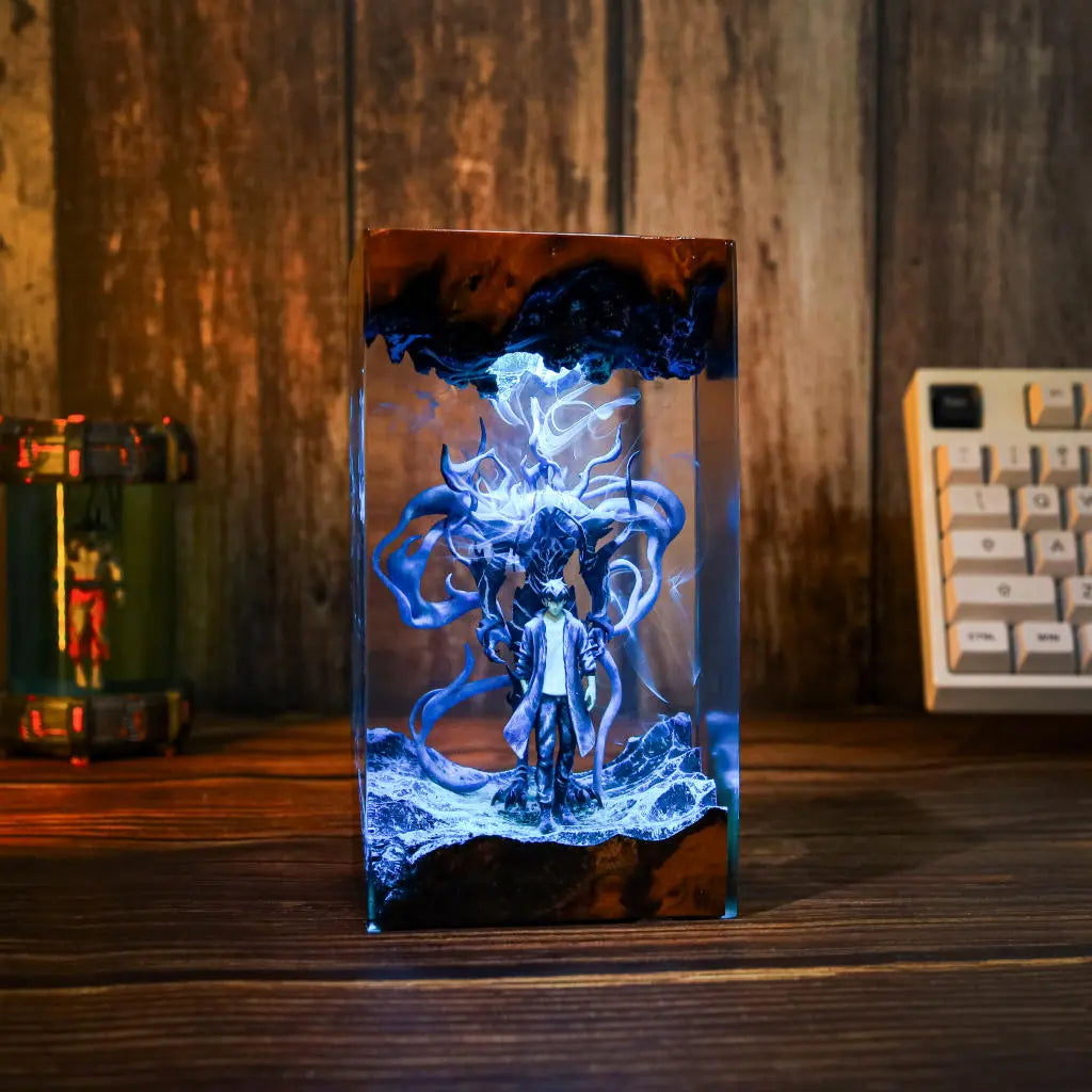 Sung Jin-woo x Beru Solo Leveling Lamp