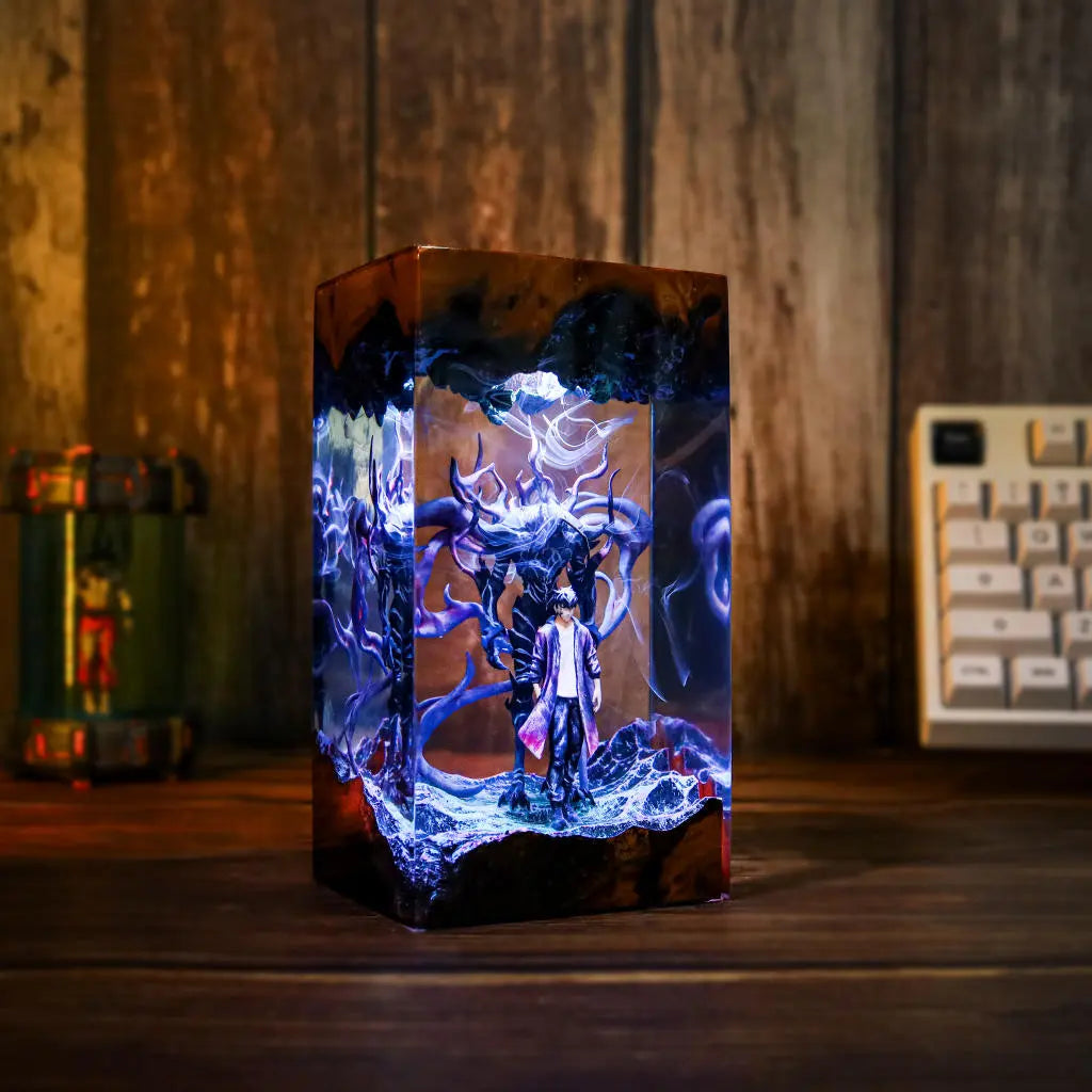 Sung Jin-woo x Beru Solo Leveling Lamp