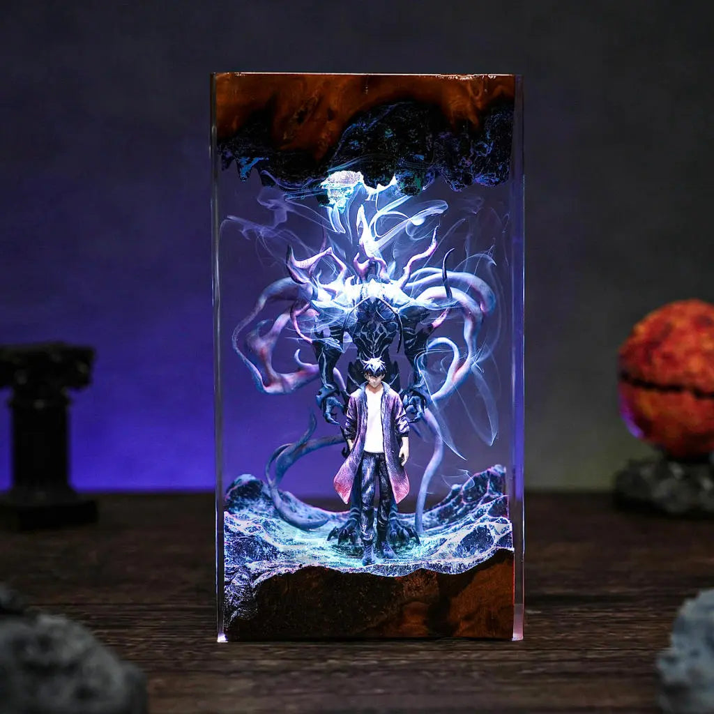 Sung Jin-woo x Beru Solo Leveling Lamp