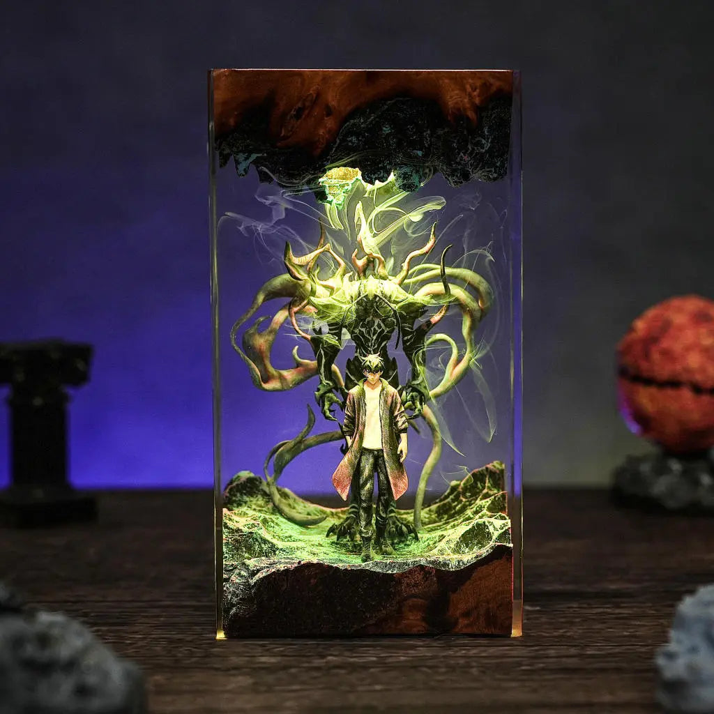 Sung Jin-woo x Beru Solo Leveling Lamp