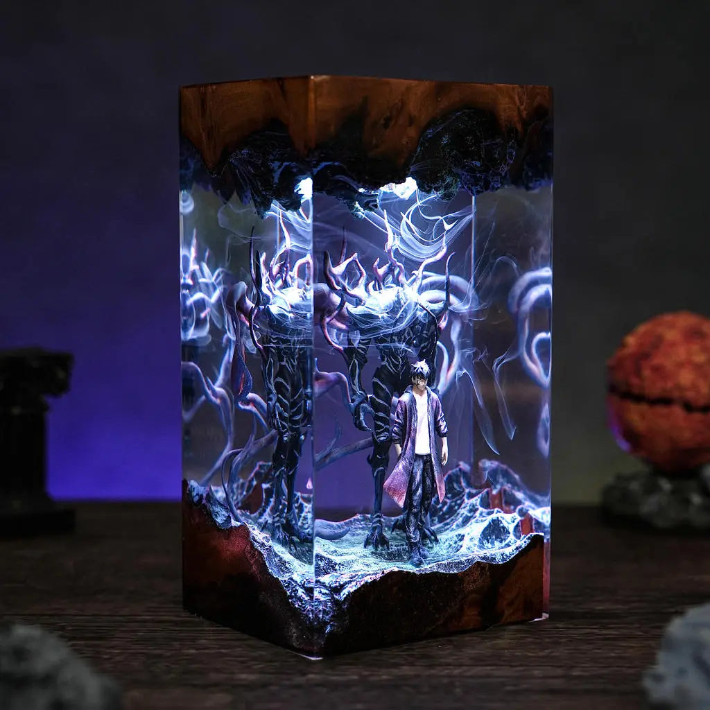 Sung Jin-woo x Beru Solo Leveling Lamp
