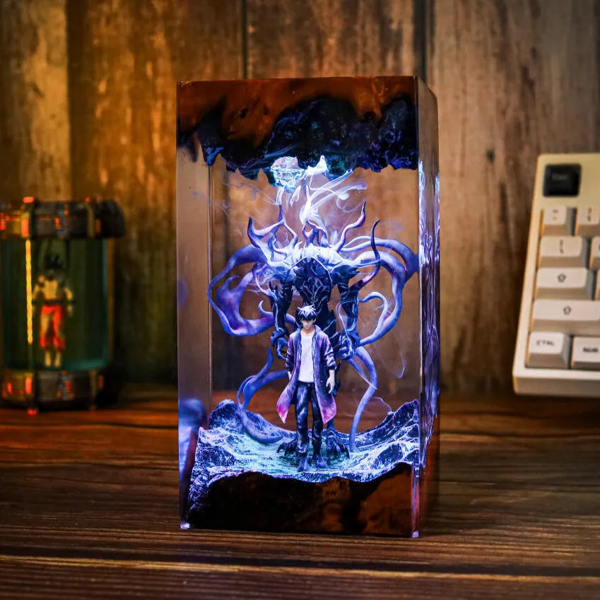 Sung Jin-woo x Beru Solo Leveling Lamp