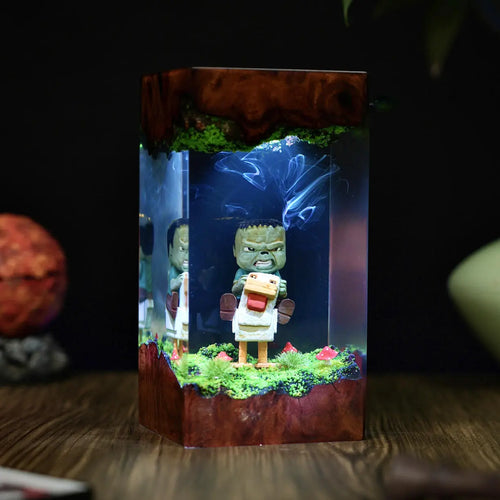 Chicken Jockey Minecraft Night Light