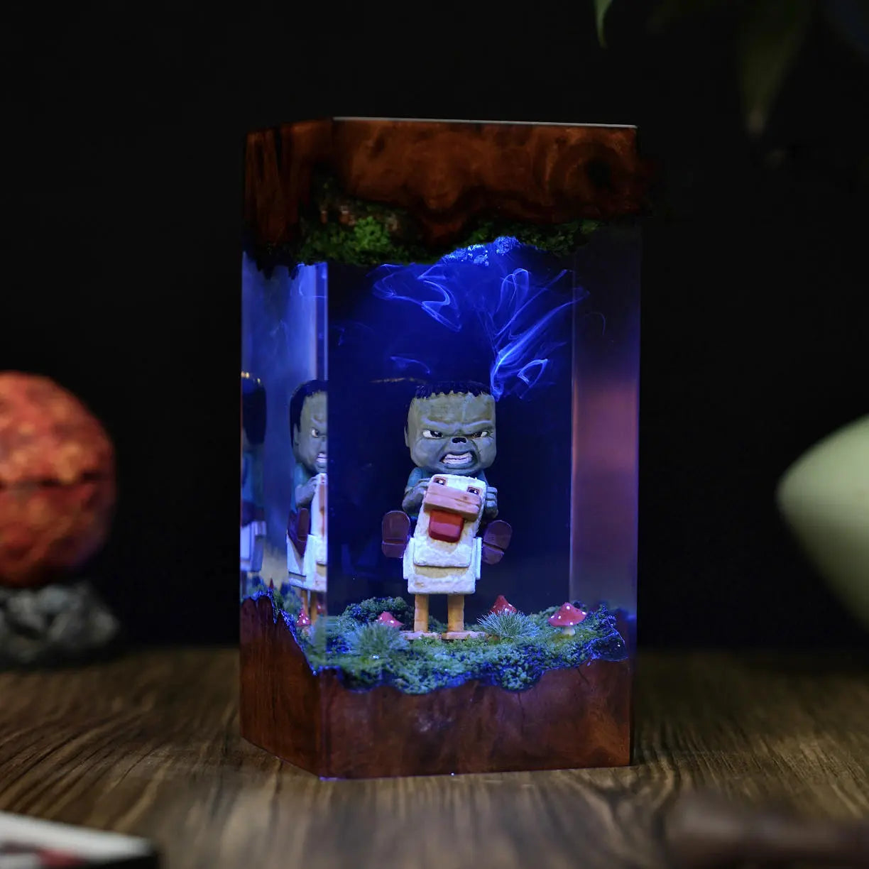 Chicken Jockey Minecraft Night Light