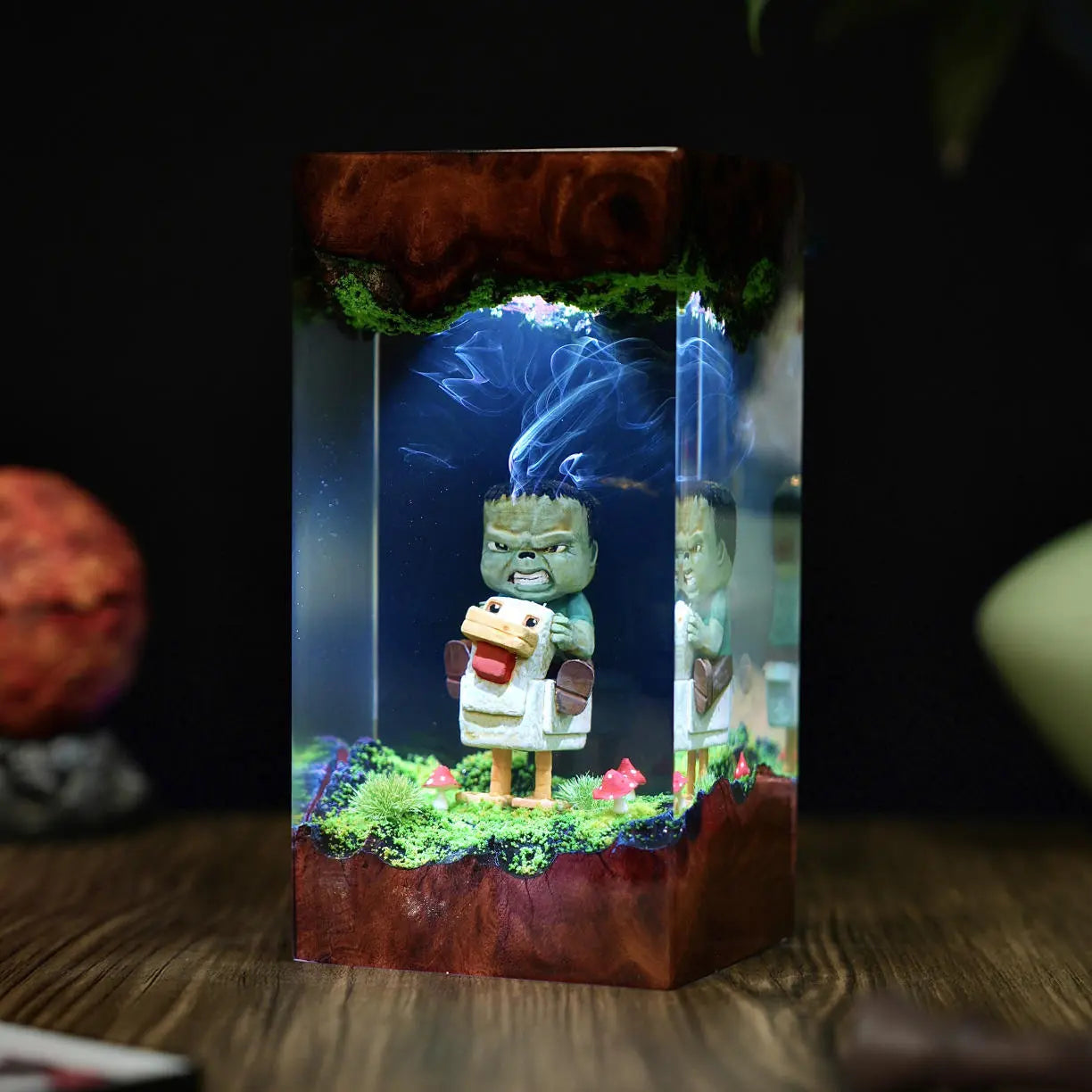 Chicken Jockey Minecraft Night Light