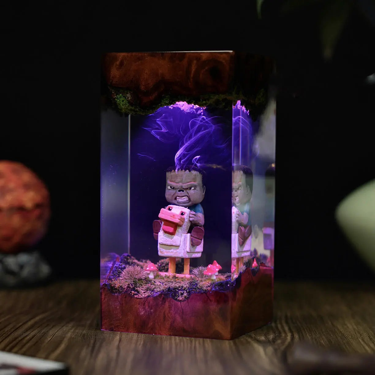 Chicken Jockey Minecraft Night Light
