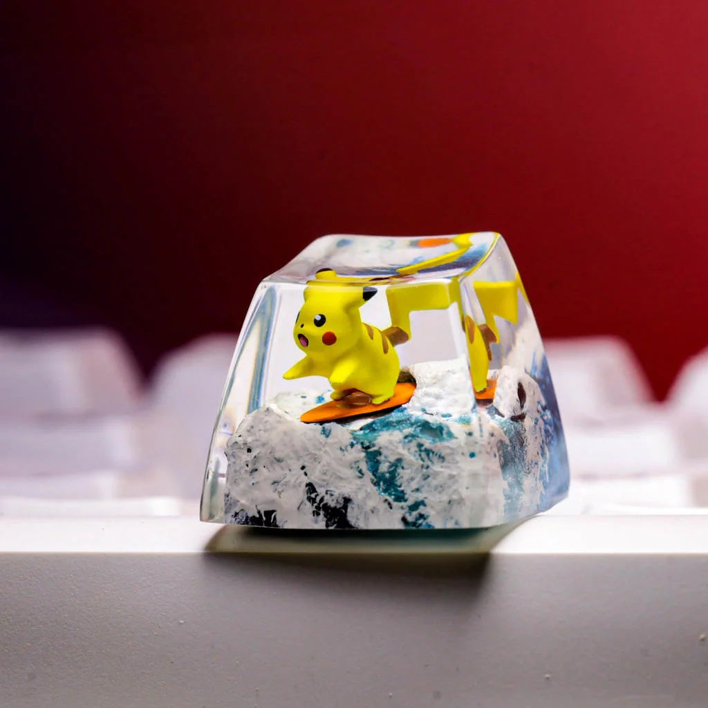 Surfing Pikachu Pokémon Keycap
