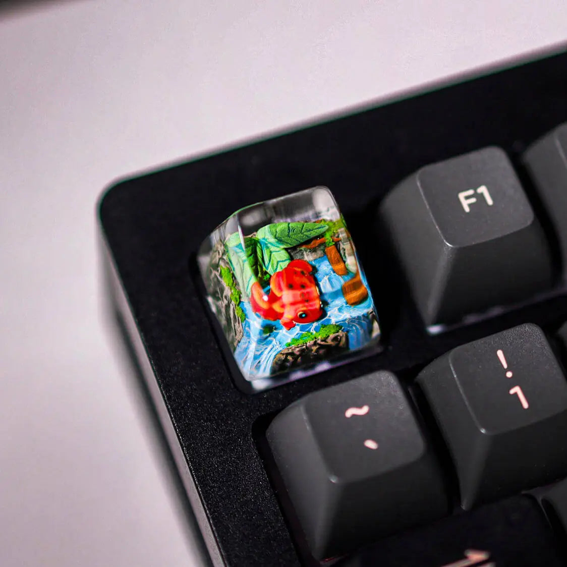 Red Toad Artisan Keycap – A Lucky Handmade Keycap for Mechanical Keyboards