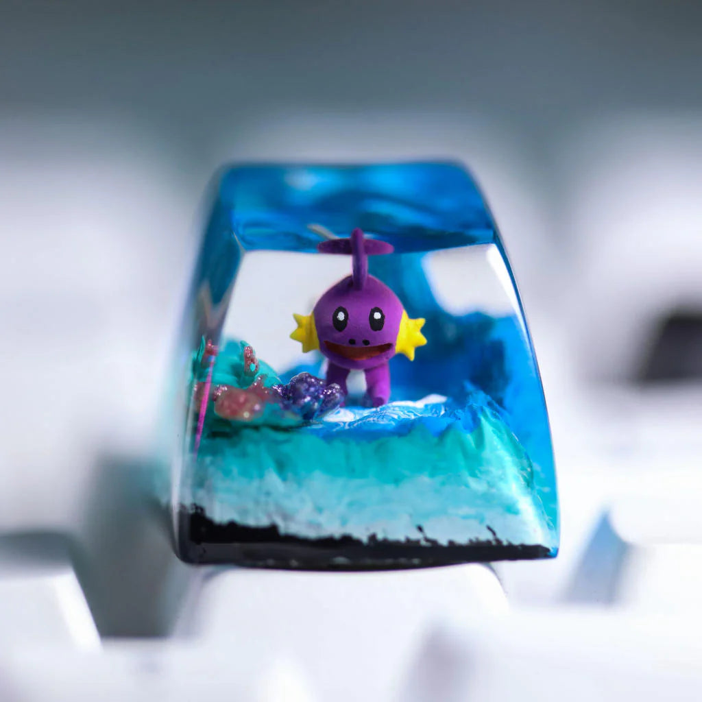 Mudkip & Shiny Mudkip Artisan Keycap