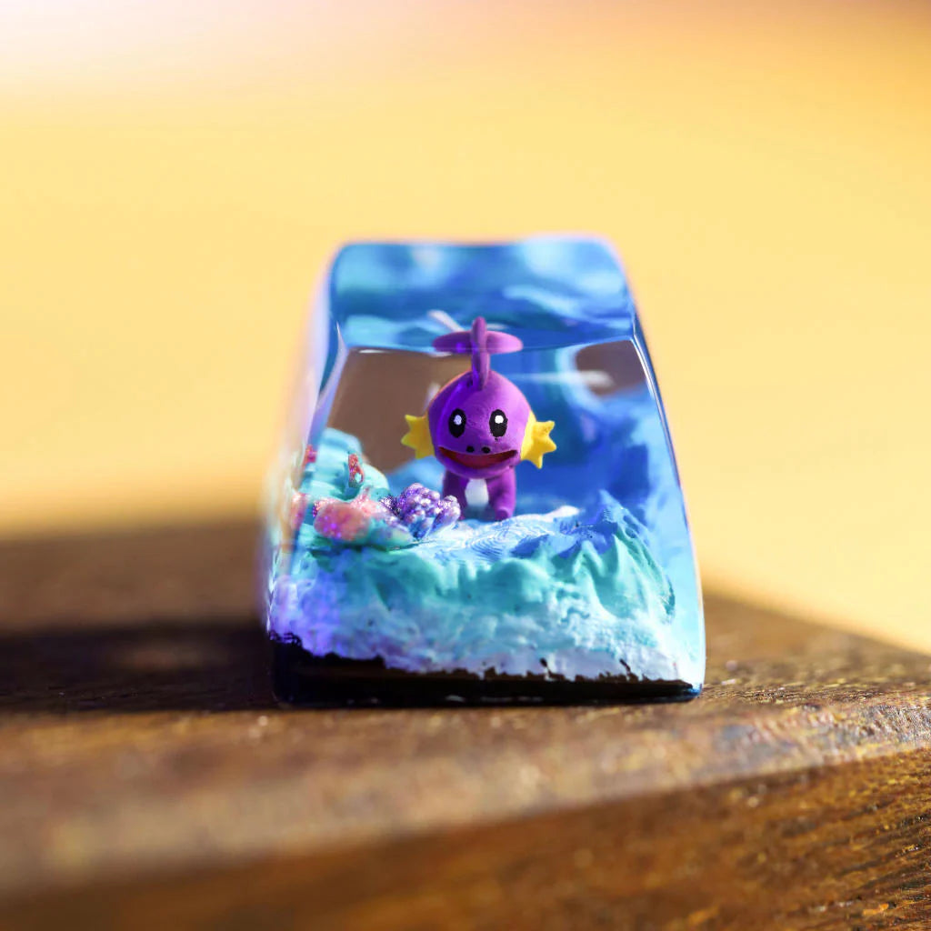 Mudkip & Shiny Mudkip Artisan Keycap