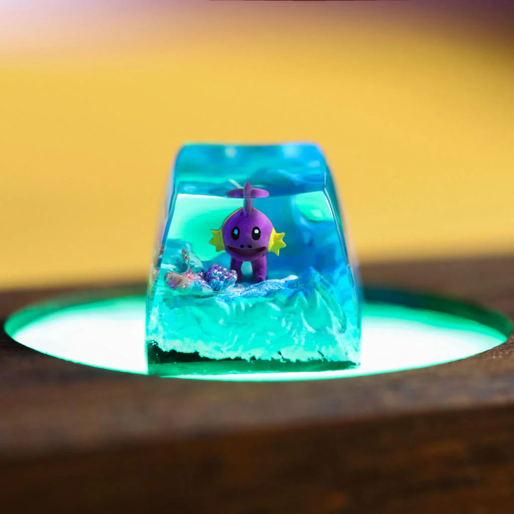 Mudkip & Shiny Mudkip Artisan Keycap