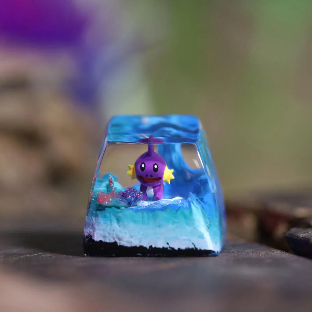 Mudkip & Shiny Mudkip Artisan Keycap