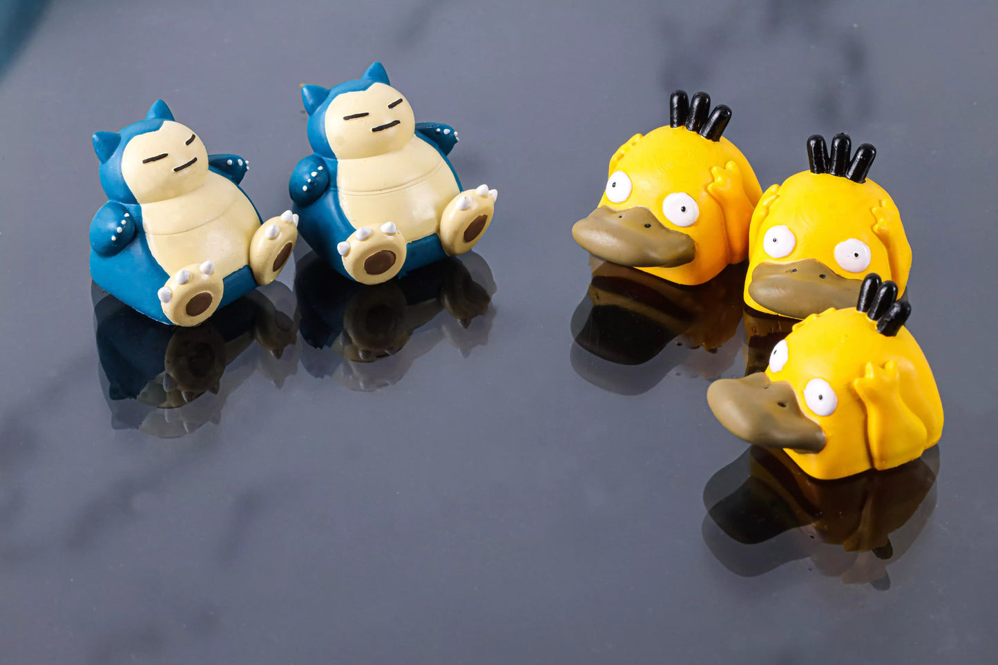 Snorlax & Psyduck 3D Artisan Keycaps