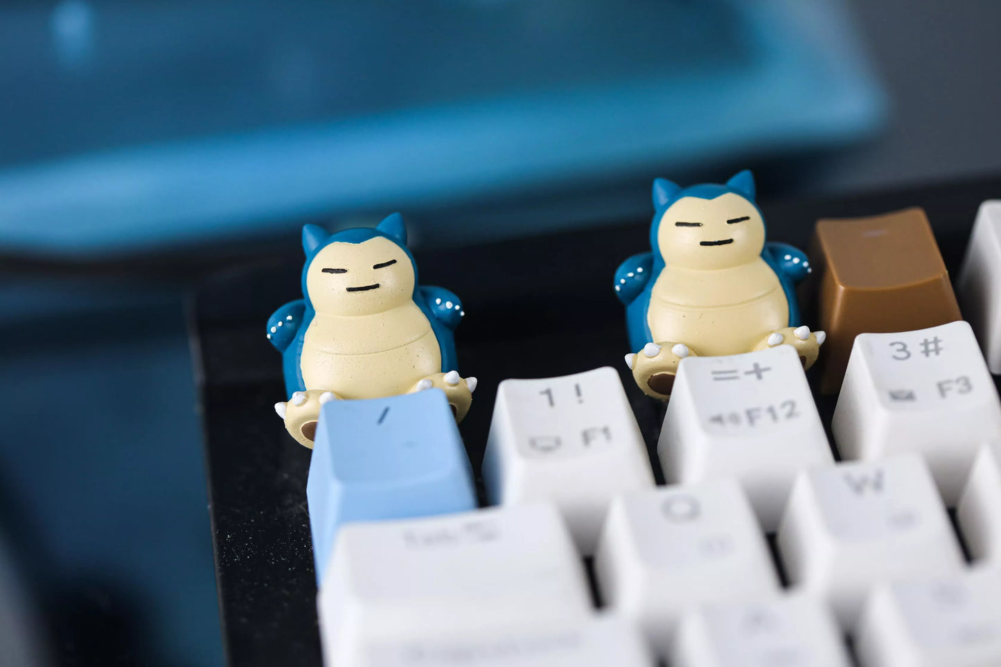 Snorlax & Psyduck 3D Artisan Keycaps