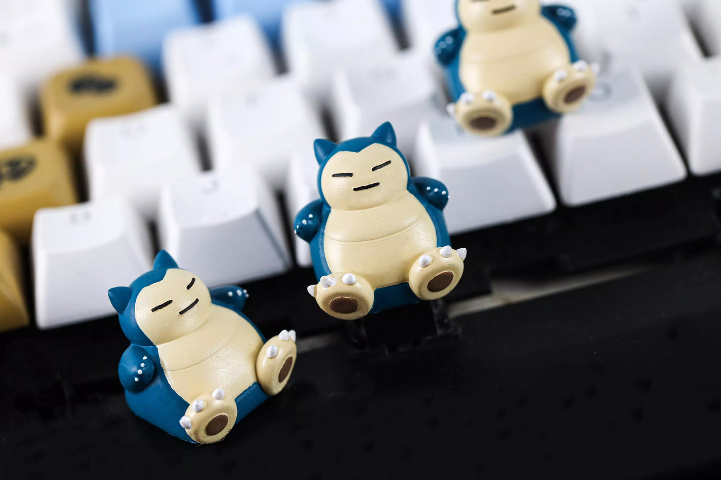 Snorlax & Psyduck 3D Artisan Keycaps