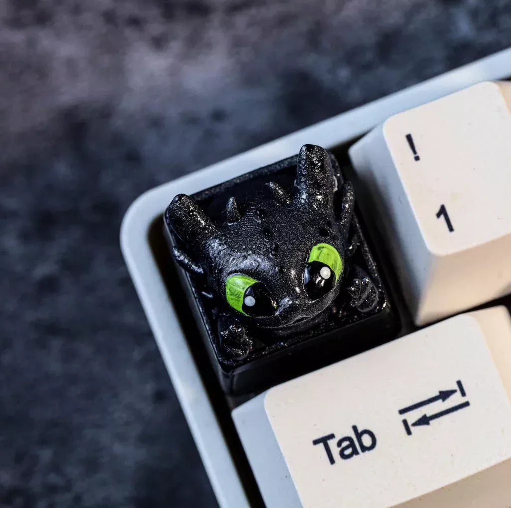 Toothless 3D Artisan Keycaps