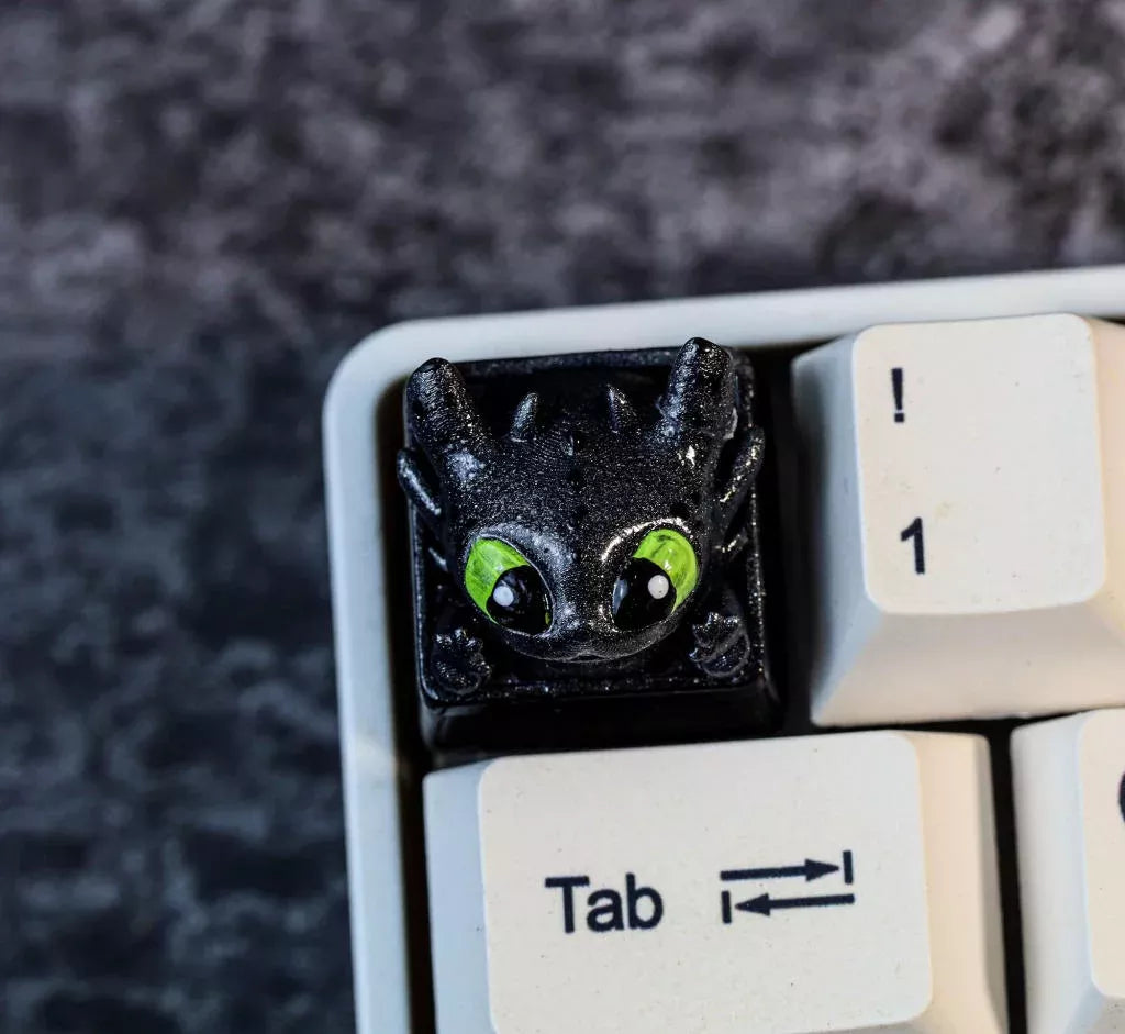 Toothless 3D Artisan Keycaps