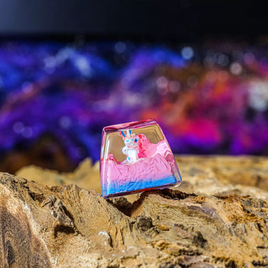 Sylveon Artisan Keycaps