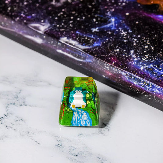 Snorlax Artisan Keycaps