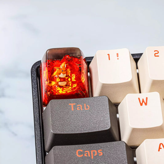 Dragonite Artisan Keycaps