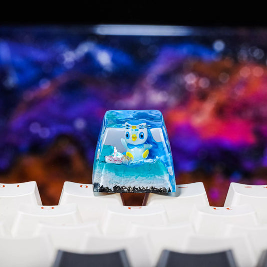 Piplup Artisan Keycaps