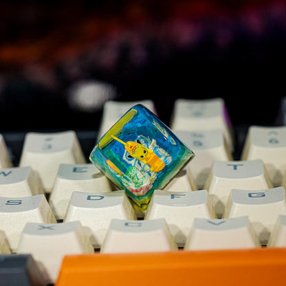 Pokemon Army Artisan Keycaps