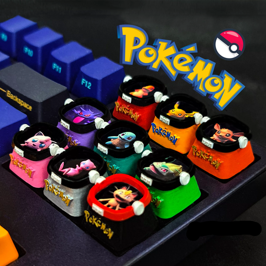 Pokemon 2D Artisan Keycaps