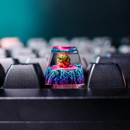 Exile Path Artisan Keycap – Handcrafted 1U Resin Keycap for Mechanical Keyboards